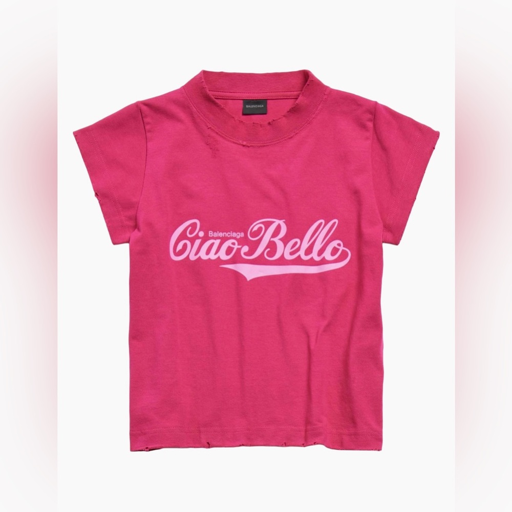Balenciaga Ciao Bello Shrunk t shirt size XS